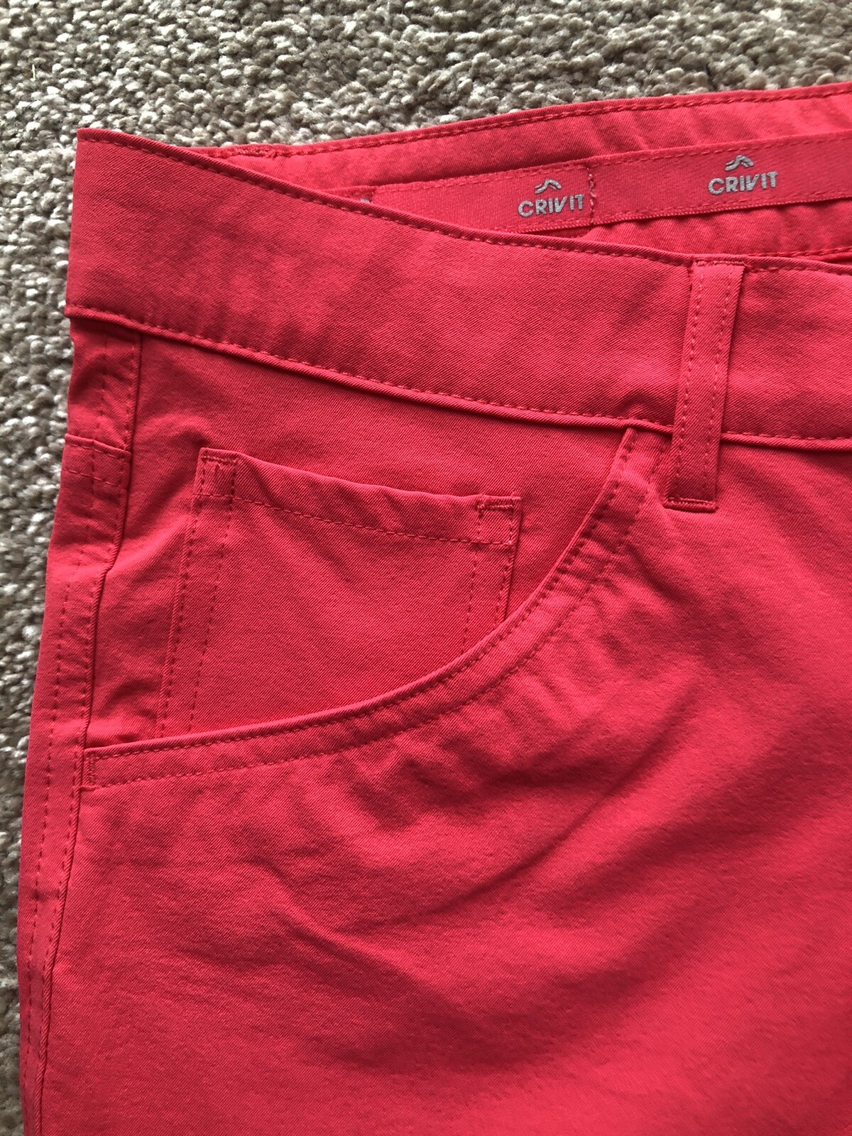 Crivit Ladies Golf Shorts Size 14 UK 42 EU Red/Coral eBay