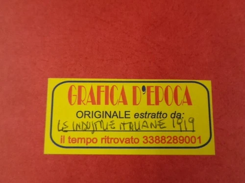 UTENSILI GRIMALDI Pubblicità estratta da LE INDUSTRIE ITALIANE 1919 ORIGINALE - Foto 2 di 2