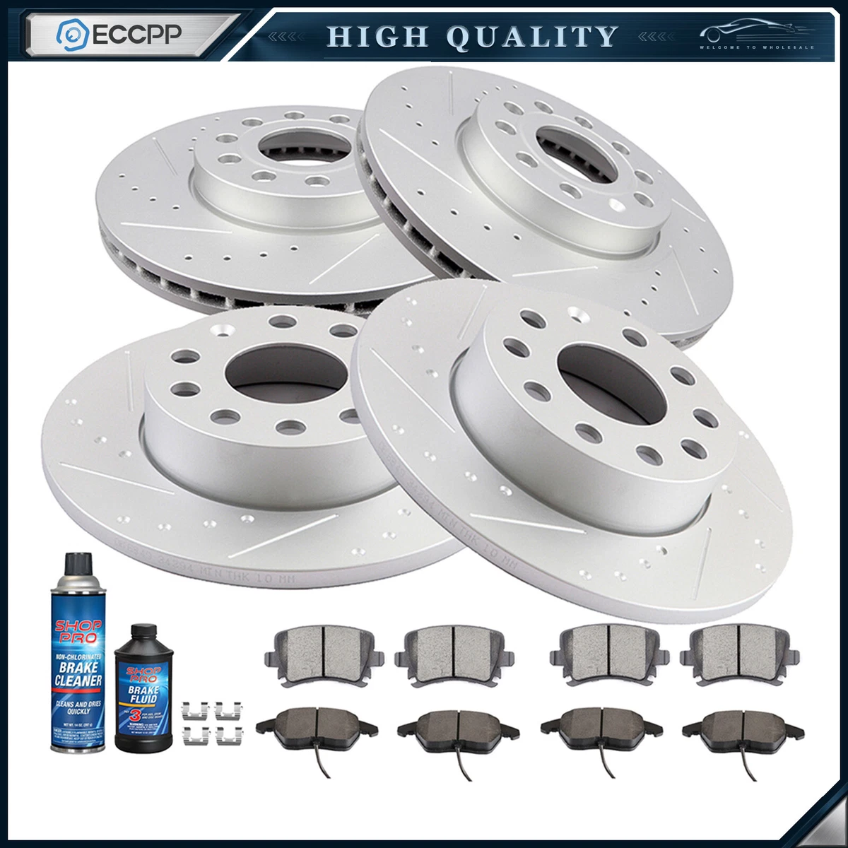Vw jetta brake pads 2024 and rotors cost