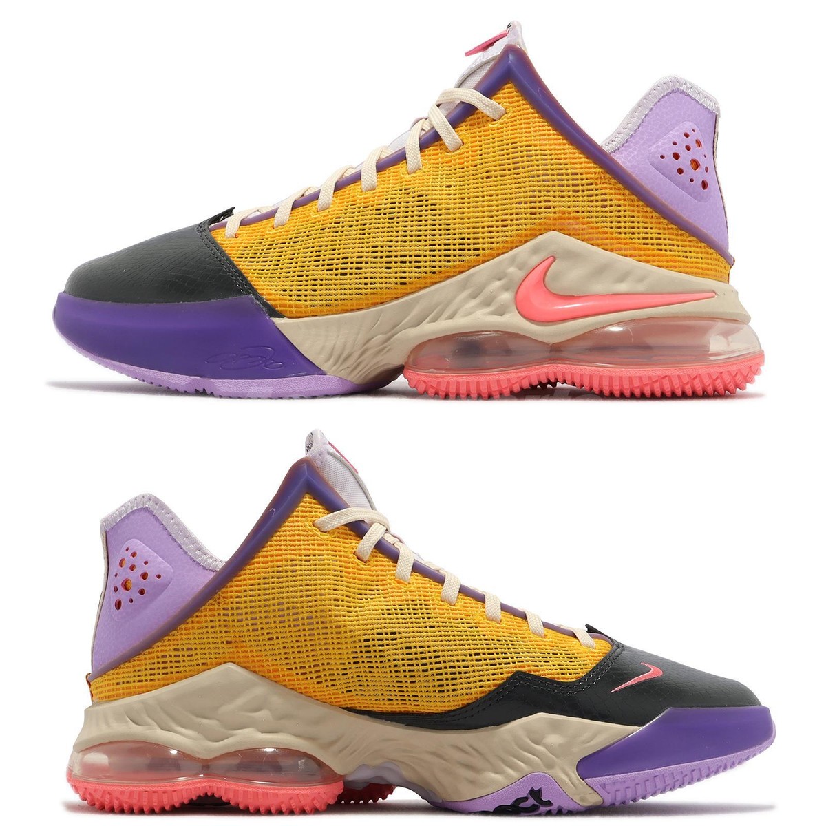 Nike Lebron XIX Low EP 19 Los Angeles Lakers Gold Men Basketball