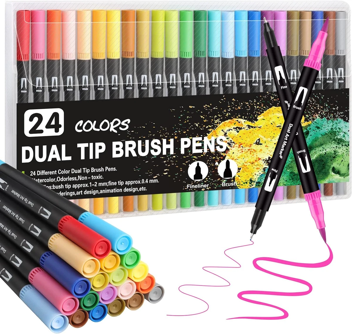 Best fine tip on sale colouring pens