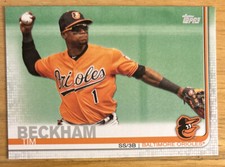 2019 Topps Series 1 Tim Beckham Baseball Card #282 Orioles SS/3B￼ NM