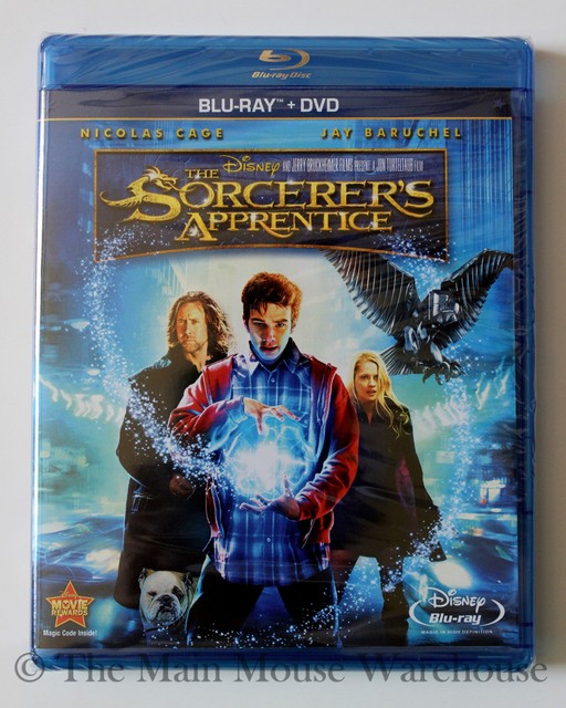 Disney The Sorcerer's Apprentice Live Action Sorcerer Magic Movie Blu