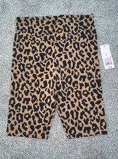 NWT Womens Wild Fable Leopard Cheetah Print Biker Shorts Size S