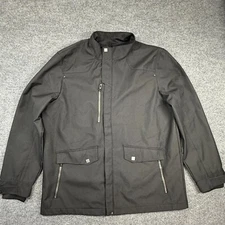 Mens XL North End Sport Carbon Heather Black Windbreaker Jacket Warm