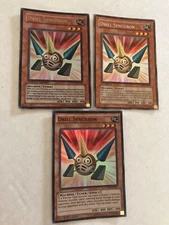 3 drill synchron (2 are foils) rare yu-gi-oh gaming cards Cscan