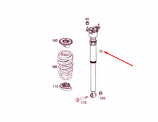 MERCEDES Cla Coupe C117 Hinterer Stoßdämpfer A1173201131 Neu