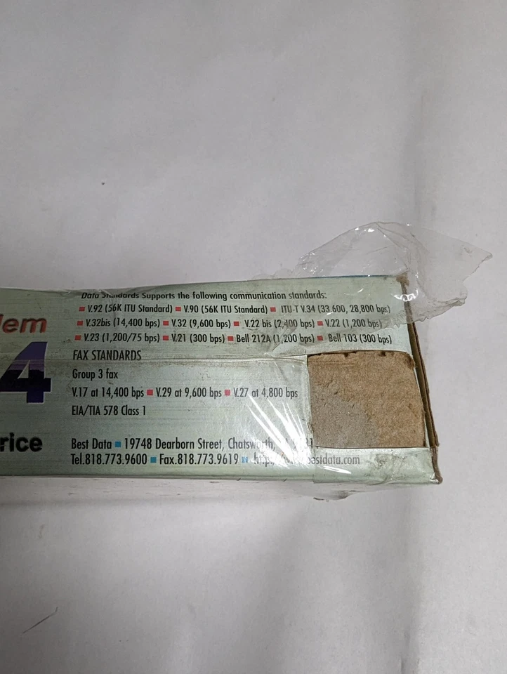 NEW  - Best data 56K V.92 V.44 PCI Fax Modem Card - Free Ship - Image 4 of 4