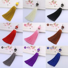 5 X Sewing Trim Large Silky Key Tassels Set Bead Cushion Curtain Craft 11cm Long