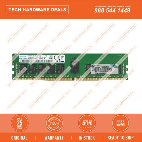 809082-091 HPE 16GB (1x16GB) Single Rank x4 DDR4-2400 CAS-17-17-17 Registered