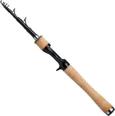 Daiwa 6106TMFB Telescopic Bait Casting Fishing Rod with Case for