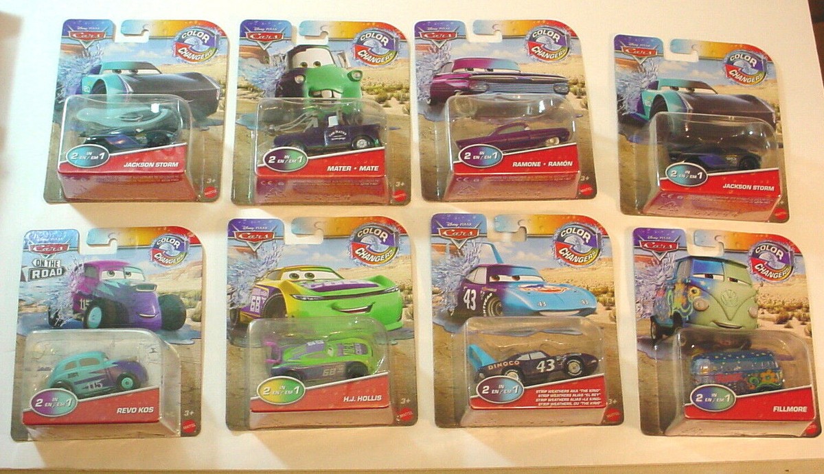 Disney PIXAR Cars COLOR CHANGERS ➽ 2 IN 1 ➽ vehicles ➽ You