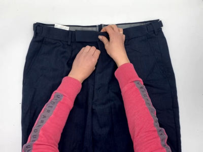 Blue Tailor Pants Trouser Vintage Retro Style Casual Air Force