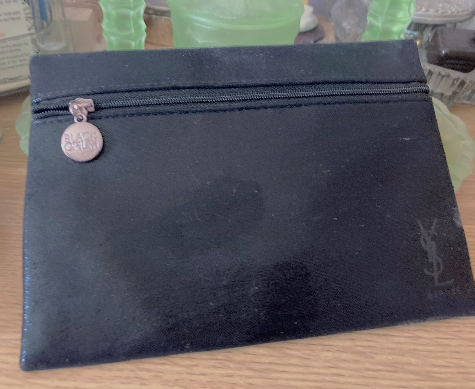 YSL Borsa Oppio Nera Borsa Trucco Borsa Toilette Yves Saint Laurent Borsa Regalo 20x14c