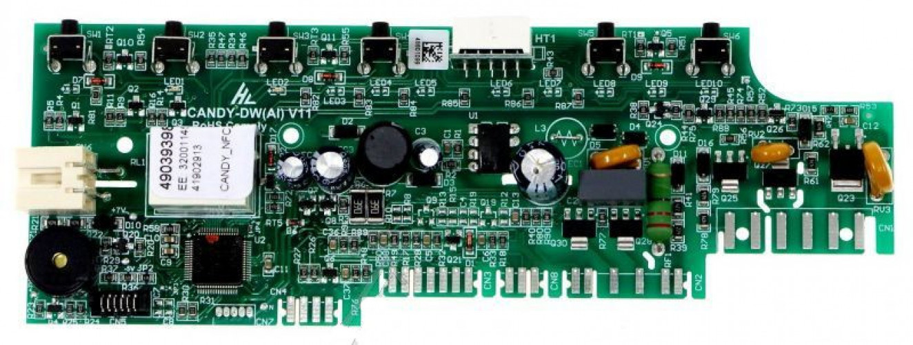 Module électronique DGT-NFC Candy 49039398 pour restaurer les cycles du lave-vaisselle