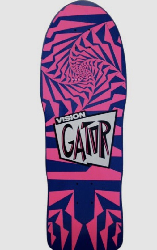 SKATEBOARD STICKER SET Vision GATOR BONES SKATEBOARD Sticker