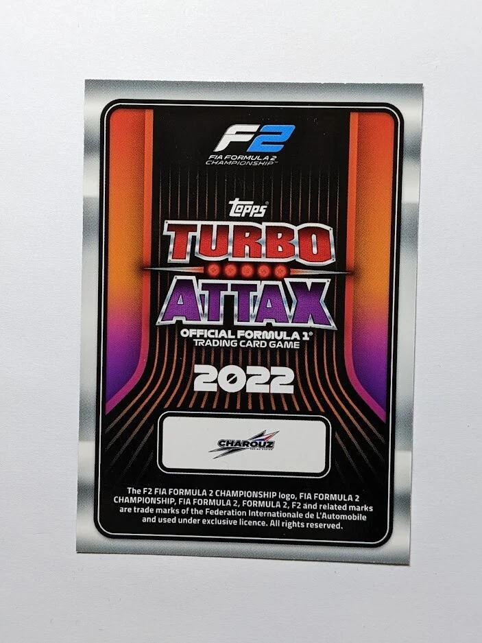 2022 Topps Turbo Attax F1 Formula 1 F2 Hero Enzo Fittipaldi #118 - Image 2 of 2