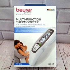 Beurer FT 65 Multi-Function Thermometer With LED Display, For Forehead/Ear/Surfa