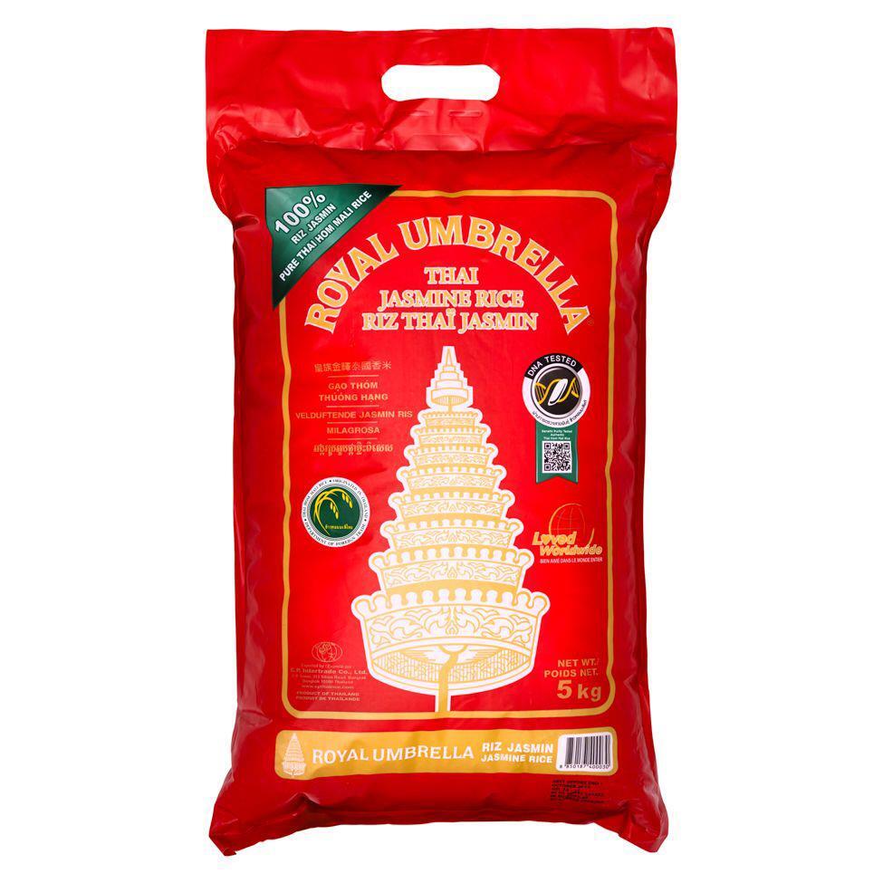 Royal Umbrella Thai Jasmine Rice, 5kg