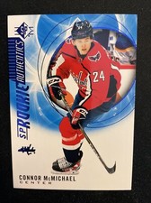 20-21 UD SP Hockey SP Rookie Authentics 127 Connor McMichael