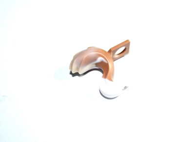 1x LEGO  Fuchs Schwanz Schweif Tail Chima 11101p01 NEU medium flesh Nougat weiss