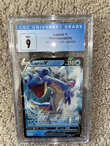 Lapras V graded CGC 9 for sale on eBay