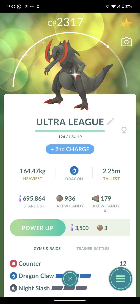 Pokemon Axew Shiny Evolution