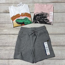 Boys XS 4-5 Lot Of Clothes For Spring And Summer. NWT Dinosaur Theme. 3 Piece