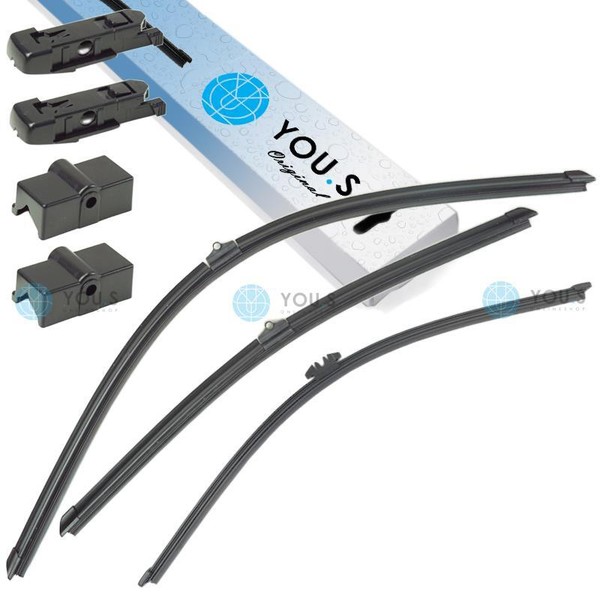 You.S Original Scheibenwischer SET Vorne + Hinten FüR Volvo C30 (533)-image