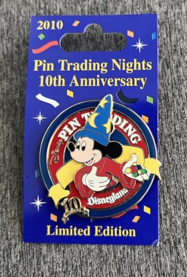 DISNEY DLR SORCERER MICKEY  PIN TRADING NIGHTS LE 500 PIN-LE 500~FREE SHIPPING