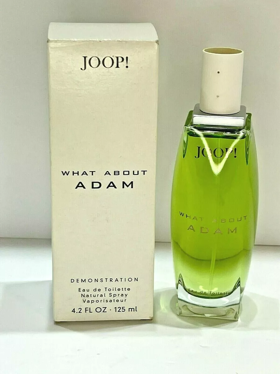 Joop What About Adam By JOOP! Men Cologne EDT Spray 4.2 oz / 125 ml NIOB  TESTER