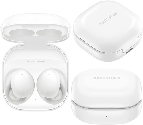 Samsung Galaxy Buds2 Bluetooth In-Ear Headset - White (Fairly Used) - Photo 4 sur 6