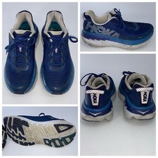 Hoka One One Bondi 5 Mens Running Shoes Size 10 Blue 1014757 BTWH YGI K4S-3