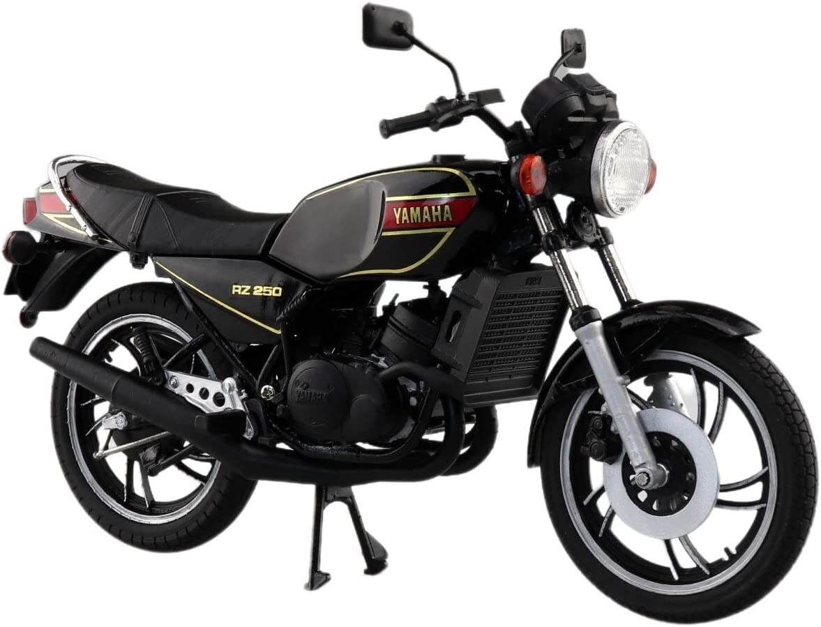 AOSHIMA 1/12 Yamaha RZ250 YSPカラー AOSHIMA Skynet 1:12 Diecast Model Complete Yamaha RZ250 Black