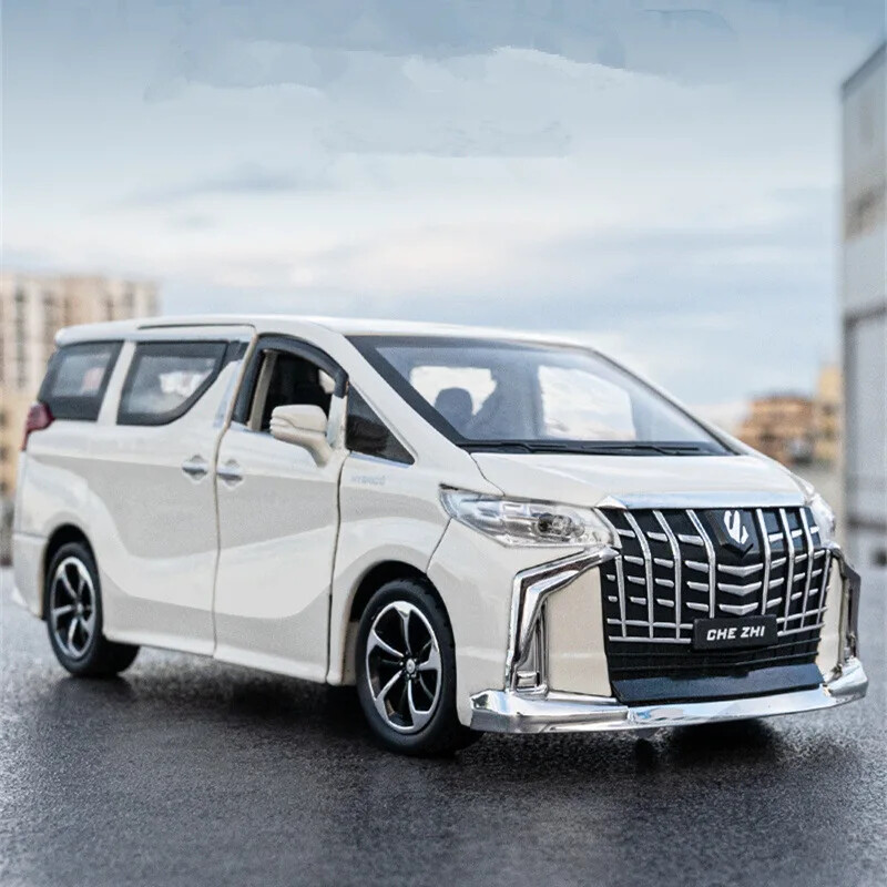 1:32 Toyota Alphard MPV Alloy Car Model Diecast Toy Commercial