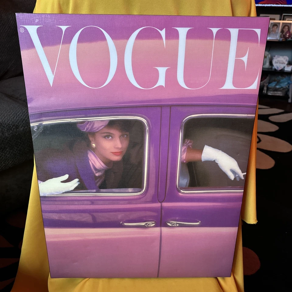 复古 The Vogue 1950 年代 Cloche 帽子粉色紫色 — 第 4/4 张图片