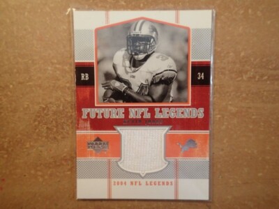 Detroit Lions-2004 UPPER DECK FUTURE NFL LEGENDS GAME WORN KEVIN JONES FL KJ