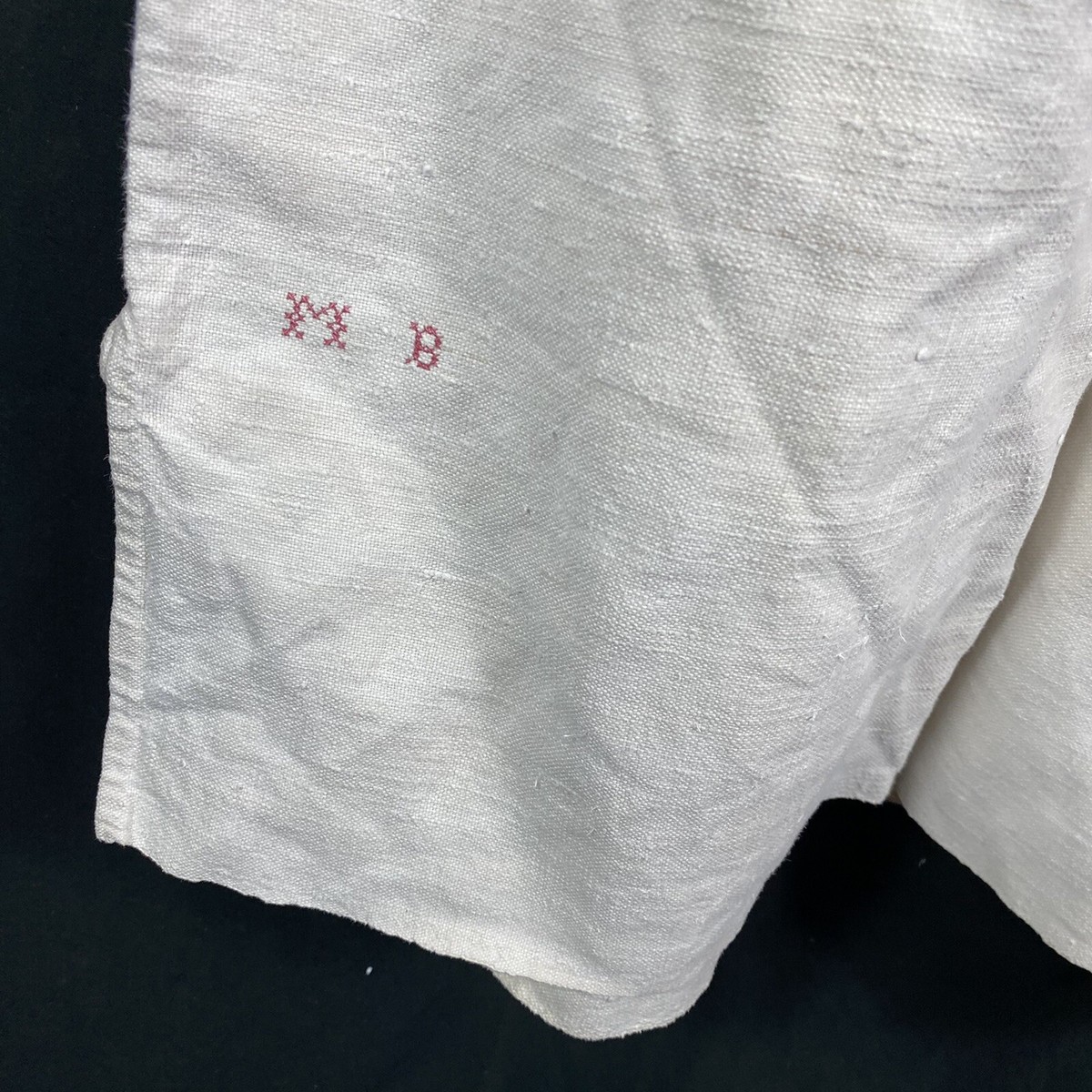 Vintage 1920s French Pure Linen Shirt Biaude Workwear | eBay