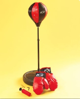 Adjustable Kid's Punching Bag Set Freestanding 