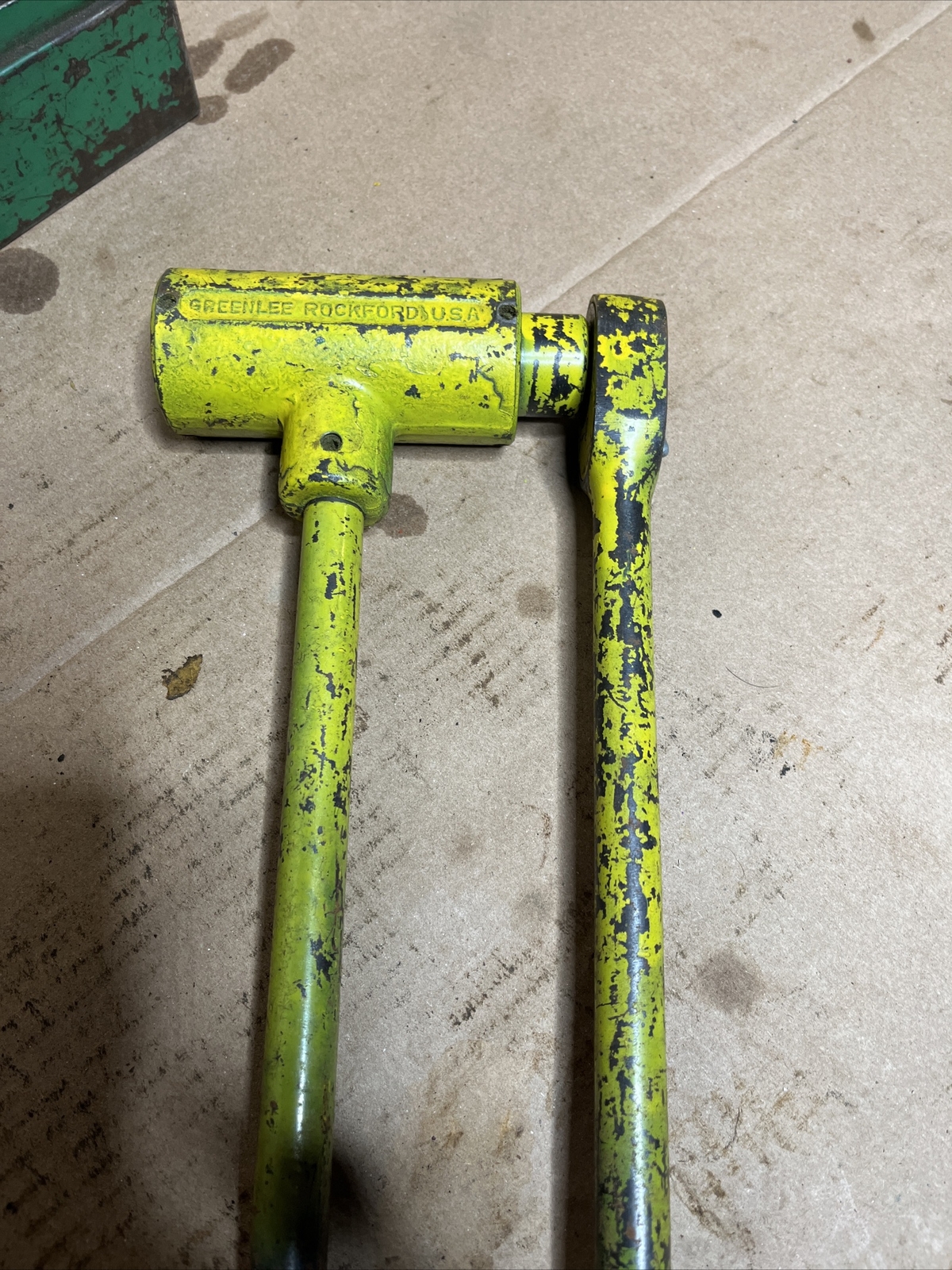 Greenlee No.1804 Ratchet Knockout Punch Driver Set eBay