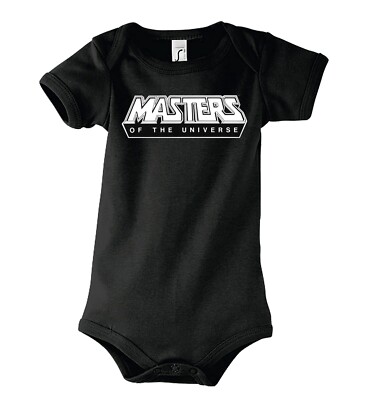 Youth Designz Babygrow MOTU Print Bodysuit Masters Comic He-Man Universe Fun