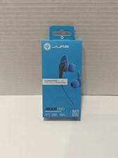 JLab JBuds Wired In Ear Headphones - Blue/Gray