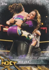 2017 Topps WWE Women's Division NIA JAX def BAYLEY NXT-15 Base