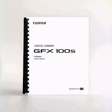 Owners Manual for Fujifilm GFX 100S Camera