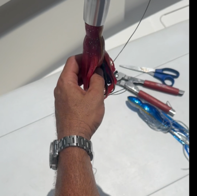 Leurre en résine acrylique avec tête de poulpe et jupe, appât de pêche en mer lesté, grand gabarit pour le thon Wahoo, 5 couleurs, 14cm/30g  18