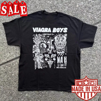 New Viagra Boys Destruction of Mankind Gift For Fans Unisex S-5XL Shirt