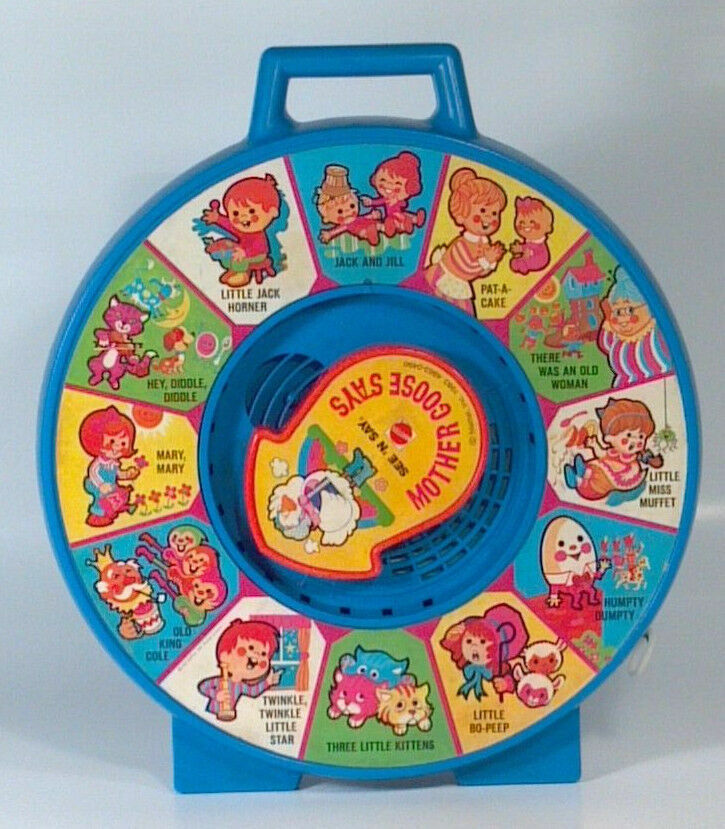 Vintage 1983 Pull String See N Say Mattel Mother Goose Says