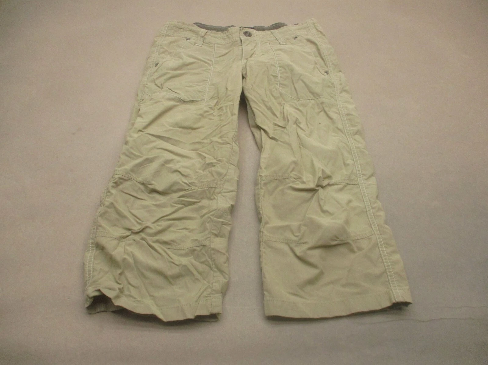 KUHL Size 2 Womens Gray Cotton Blend Zip Fly Pockets Hiking Capri Pants 345
Opens in a new window or