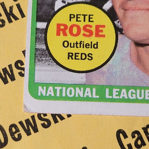 LOTE de 2 Pete Rose 1969 Topps #424 The Sporting News Liga Nacional All-Stars - Imagen 6 de 14