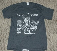 DANIEL JOHNSTON FINAL TOUR OFFICIAL T-SHIRT MEDIUM NEW HI, HOW ARE YOU 2017